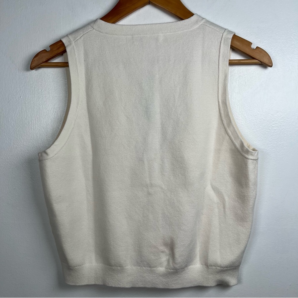 J.Crew Emilie Women’s Sweater-Vest New Sizes S,M Ivory - Picture 5 of 15